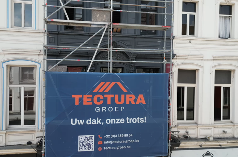 Team van Tectura Groep op de werf